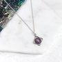 Kyla Opal Sterling Silver Pendant Necklace, thumbnail 4 of 7