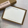 Stylish Personalised Correspondence Cards, thumbnail 1 of 9