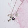 Personalised Mermaid Charm Necklace, thumbnail 2 of 3