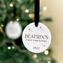 Personalised Baby's First Christmas Tree Decoration, thumbnail 2 of 9