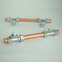 Copper And Chrome Pull Handle T Shaped, thumbnail 7 of 10