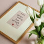 Personalised Love Notes Print, thumbnail 1 of 11