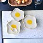 Sunny Side Up Egg Shape Plate And Spoon, thumbnail 2 of 6