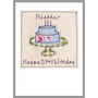 Personalised 40th Birthday Cake Card For Her, thumbnail 8 of 8