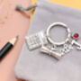 Maths Graduate Personalised Keyring, Graduation Keyring, Accountant, thumbnail 5 of 9