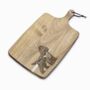 Personalised English Cocker Spaniel Engraved Acacia Serving Board, thumbnail 2 of 8