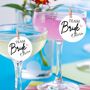 Personalised Team Bride Edible Drink Toppers, thumbnail 2 of 4