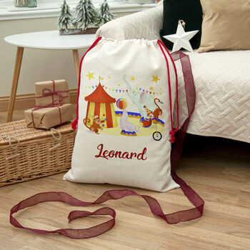 Personalised Circus Christmas Sack, 2 of 4