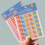 Corner And Dots Planner Stickers, thumbnail 1 of 4