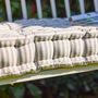 Extra Large Vintage Striped Bench Cushion, thumbnail 5 of 5