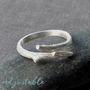 Sterling Silver Twig Ring, thumbnail 2 of 5