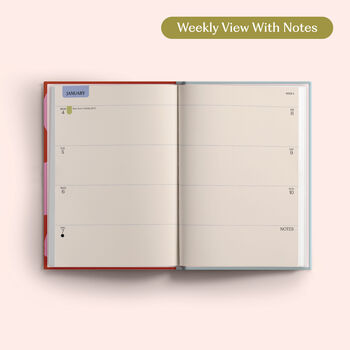 2027 Diary | A5 Hardcover Week To View | Les Fleurs, 6 of 7