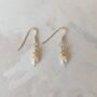 Delicate Pearl Earrings, thumbnail 1 of 4