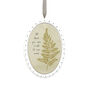 Beige And White Oval Scallop Frame 'All that you are is all I'll ever need' Hanging Decoration, thumbnail 2 of 3