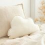 Linen Cloud Cushion In Off White, thumbnail 1 of 4