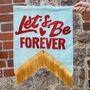 Let's Be Forever Banner Wall Hanging, thumbnail 3 of 4