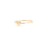 Solid 9ct Gold Mini Love Heart Stacking Ring, thumbnail 3 of 3