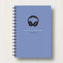 Personalised Music Lover's Journal Or Notebook, thumbnail 8 of 10