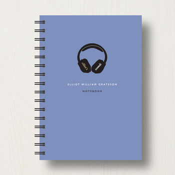 Personalised Music Lover's Journal Or Notebook, 8 of 10