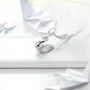 Sterling Silver Swan Necklace, thumbnail 2 of 3