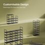 Eight Tier Adjustable Shoe Rack Fabric Organiser, thumbnail 3 of 8