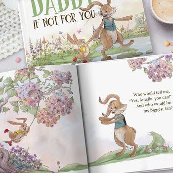 Personalised Father's Day Book, 'Daddy, If Not For You', 5 of 12