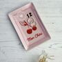 Personalised Cherry Trinket And Jewellery Dish, thumbnail 2 of 6
