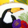 Toucan Embroidery Kit, thumbnail 3 of 7