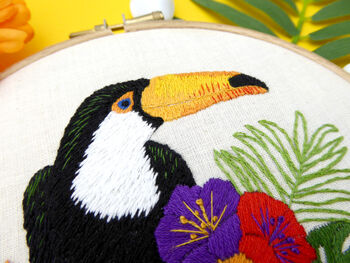 Toucan Embroidery Kit, 3 of 7