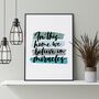 In This Home We Believe In Miracles Print, thumbnail 3 of 7