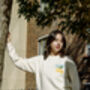 Cream Lemon Embroidered Knit Jumper, thumbnail 3 of 8