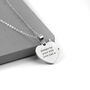 Personalised Guardian Angel Necklace, thumbnail 7 of 8