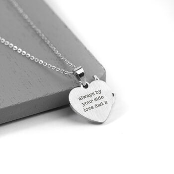 Personalised Guardian Angel Necklace, 7 of 8
