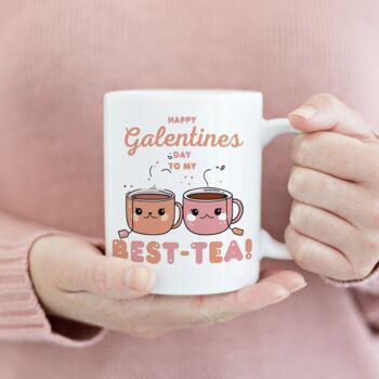 Cute Best Tea Valentines Mug, 2 of 4