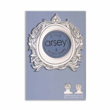 A Tad Arsey Enamel Pin Gift For Friend, 2 of 2