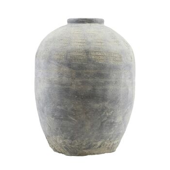 House Doctor Rustik Concrete Clay Vase, 6 of 6