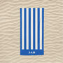 Personalised Striped Beach Towel, thumbnail 4 of 8