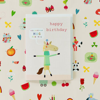 Horse Happy Birthday Card, 4 of 4