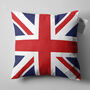 Union Jack Flag Cushion Cover From Soft Chenille Fabric, thumbnail 7 of 12