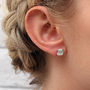Sterling Silver And Semi Precious Chalcedony Earrings, thumbnail 2 of 10