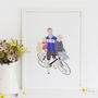 Father Child Custom Portrait Illustration, thumbnail 4 of 4