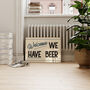 Welcome We Have Beer Man Cave Wall Art Print, thumbnail 2 of 10