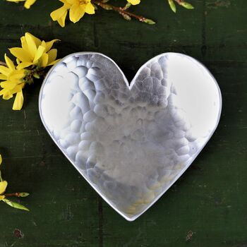 Personalised Aluminium Heart Dish 10th Anniversary, 10 of 12