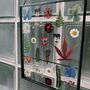 Mixed Pressed Flower Hanging Glass Frame, thumbnail 3 of 5