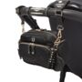 Greta Black Nylon Leather Cross Body Bag, thumbnail 4 of 4