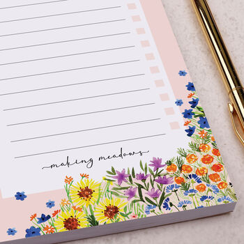 Floral To Do List Notepad, 2 of 4