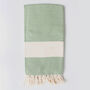 Nordic Handwoven Hammam Towel, thumbnail 1 of 9