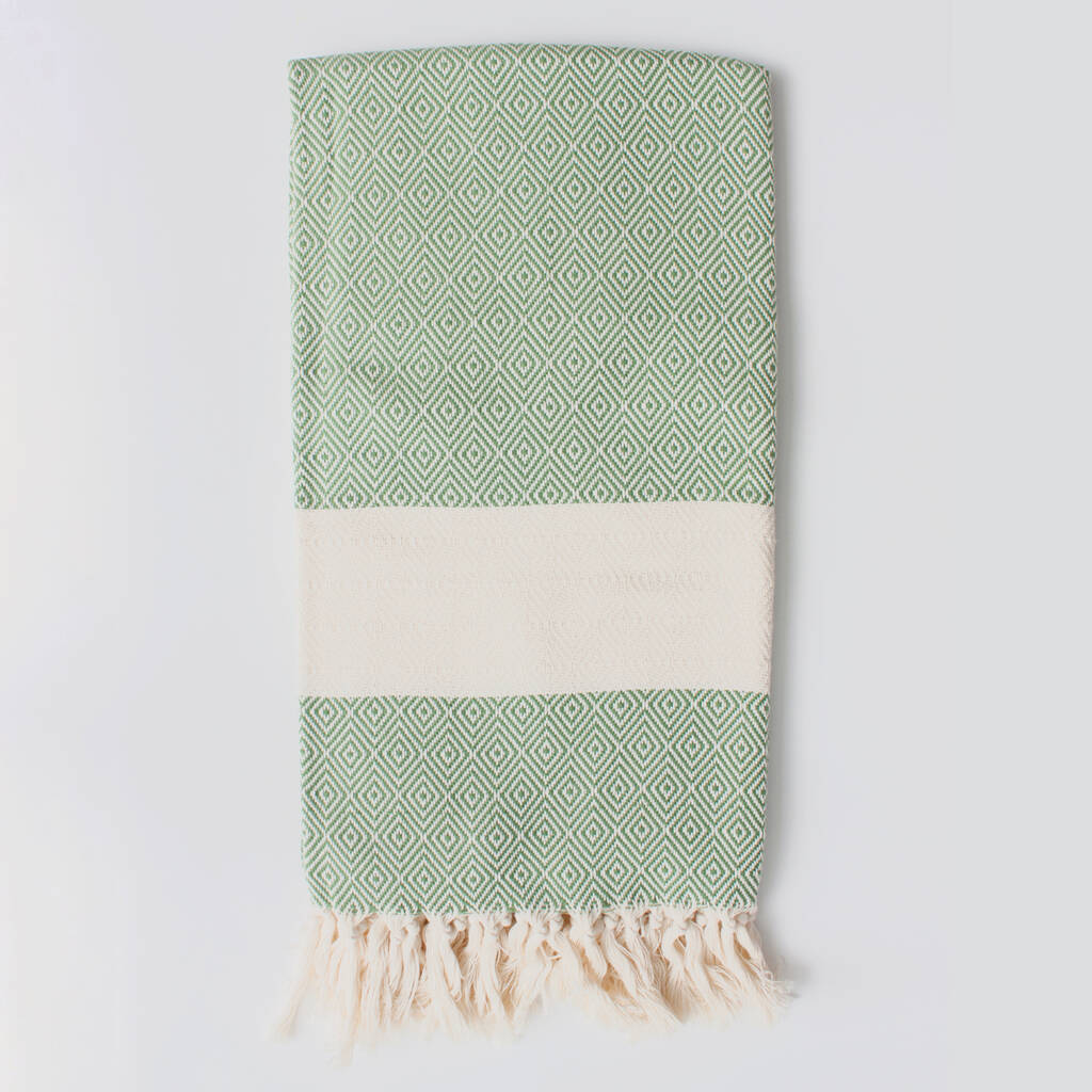 Nordic Handwoven Hammam Towel, 1 of 9