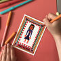 Kids Colour In Postcard Portraits Pack, thumbnail 2 of 3