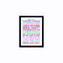 Personalised 'Favourite Things' Framed Print: Colours, thumbnail 2 of 6